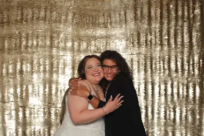 Frame 3 of a Trendy Booth print strip from Robyn and Jacob, wedding